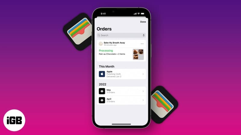 How to track your orders in the Wallet app in iOS 16